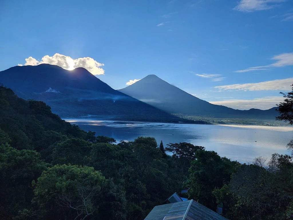 lake atitlan singing retreat views