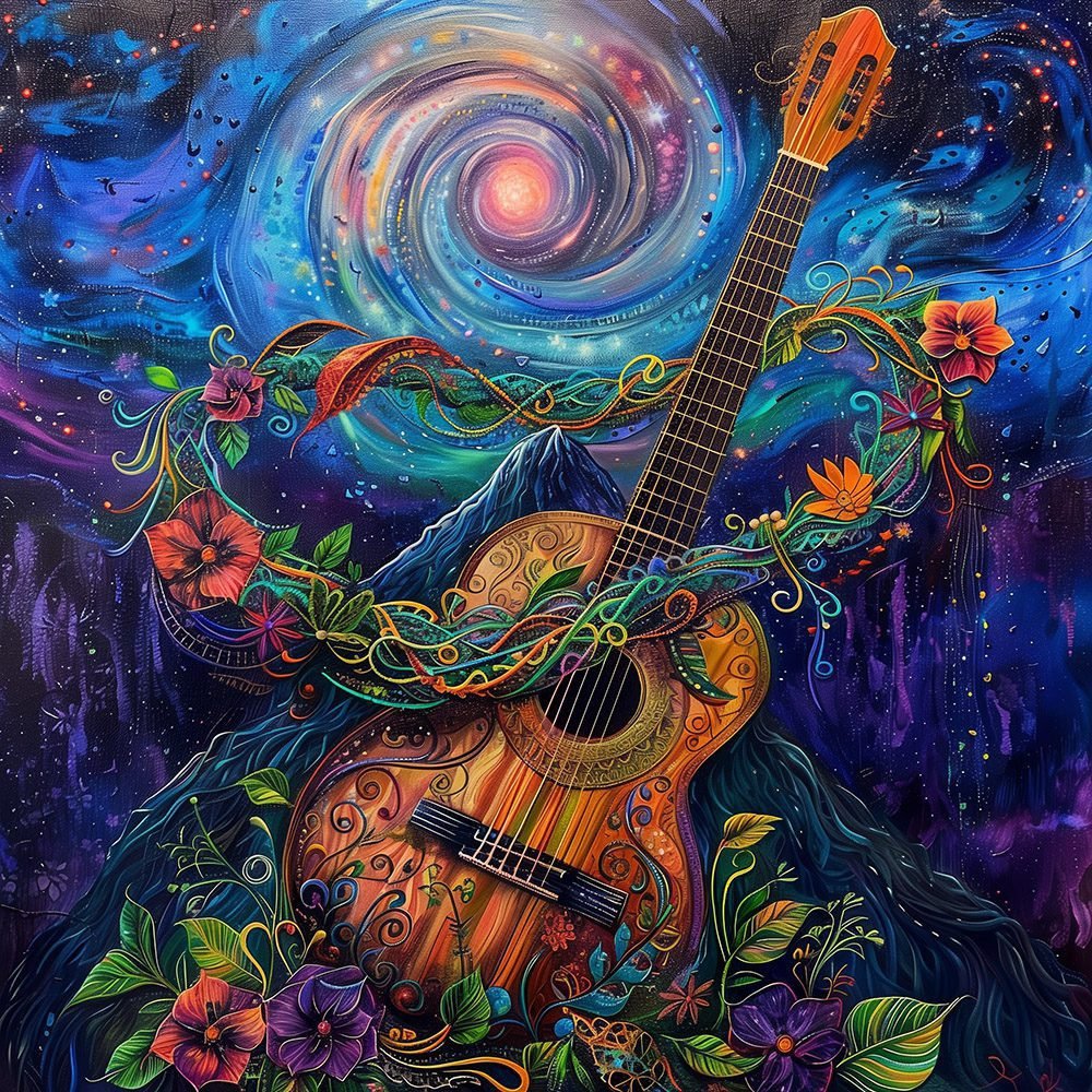 xanga-changa-ceremony-guitar xanga changa ceremony guitar with caapi vine